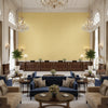 Dublin Linen pale yellow | Kravet - Hotel Lobby Visualization (AI-generated, may not be to scale. Verify pattern scale with product specifications.)