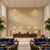 Watermill Linen Wheat | Kravet - Hotel Lobby Visualization (AI-generated, may not be to scale. Verify pattern scale with product specifications.)