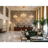 Watermill Linen Onyx | Kravet - Hotel Lobby Visualization (AI-generated, may not be to scale. Verify pattern scale with product specifications.)