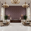 Oxford Velvet Lilac | Kravet - Hotel Lobby Visualization (AI-generated, may not be to scale. Verify pattern scale with product specifications.)