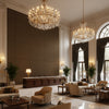 Oxford Velvet Cocoa | Kravet - Hotel Lobby Visualization (AI-generated, may not be to scale. Verify pattern scale with product specifications.)