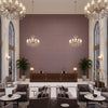 Lille Linen Thistle | Kravet - Hotel Lobby Visualization (AI-generated, may not be to scale. Verify pattern scale with product specifications.)