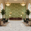 Inisfree Meadow | Kravet - Hotel Lobby Visualization (AI-generated, may not be to scale. Verify pattern scale with product specifications.)