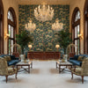 Luzon Print Lagoon | Kravet - Hotel Lobby Visualization (AI-generated, may not be to scale. Verify pattern scale with product specifications.)