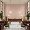 Alfaro Weave Brick | Kravet - Hotel Lobby Visualization (AI-generated, may not be to scale. Verify pattern scale with product specifications.)