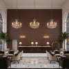 Ultrasuede Green Brandy | Kravet - Hotel Lobby Visualization (AI-generated, may not be to scale. Verify pattern scale with product specifications.)