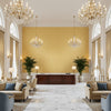 36408.40.0 | Kravet - Hotel Lobby Visualization (AI-generated, may not be to scale. Verify pattern scale with product specifications.)