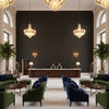 36408.8.0 | Kravet - Hotel Lobby Visualization (AI-generated, may not be to scale. Verify pattern scale with product specifications.)