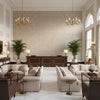 36410.121.0 | Kravet - Hotel Lobby Visualization (AI-generated, may not be to scale. Verify pattern scale with product specifications.)