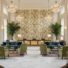 667069.LJ.0 | Kravet - Hotel Lobby Visualization (AI-generated, may not be to scale. Verify pattern scale with product specifications.)