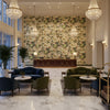697130.LJ.0 | Kravet - Hotel Lobby Visualization (AI-generated, may not be to scale. Verify pattern scale with product specifications.)