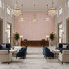 8012138.17.0 | Kravet - Hotel Lobby Visualization (AI-generated, may not be to scale. Verify pattern scale with product specifications.)