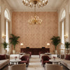 8012138.9.0 | Kravet - Hotel Lobby Visualization (AI-generated, may not be to scale. Verify pattern scale with product specifications.)