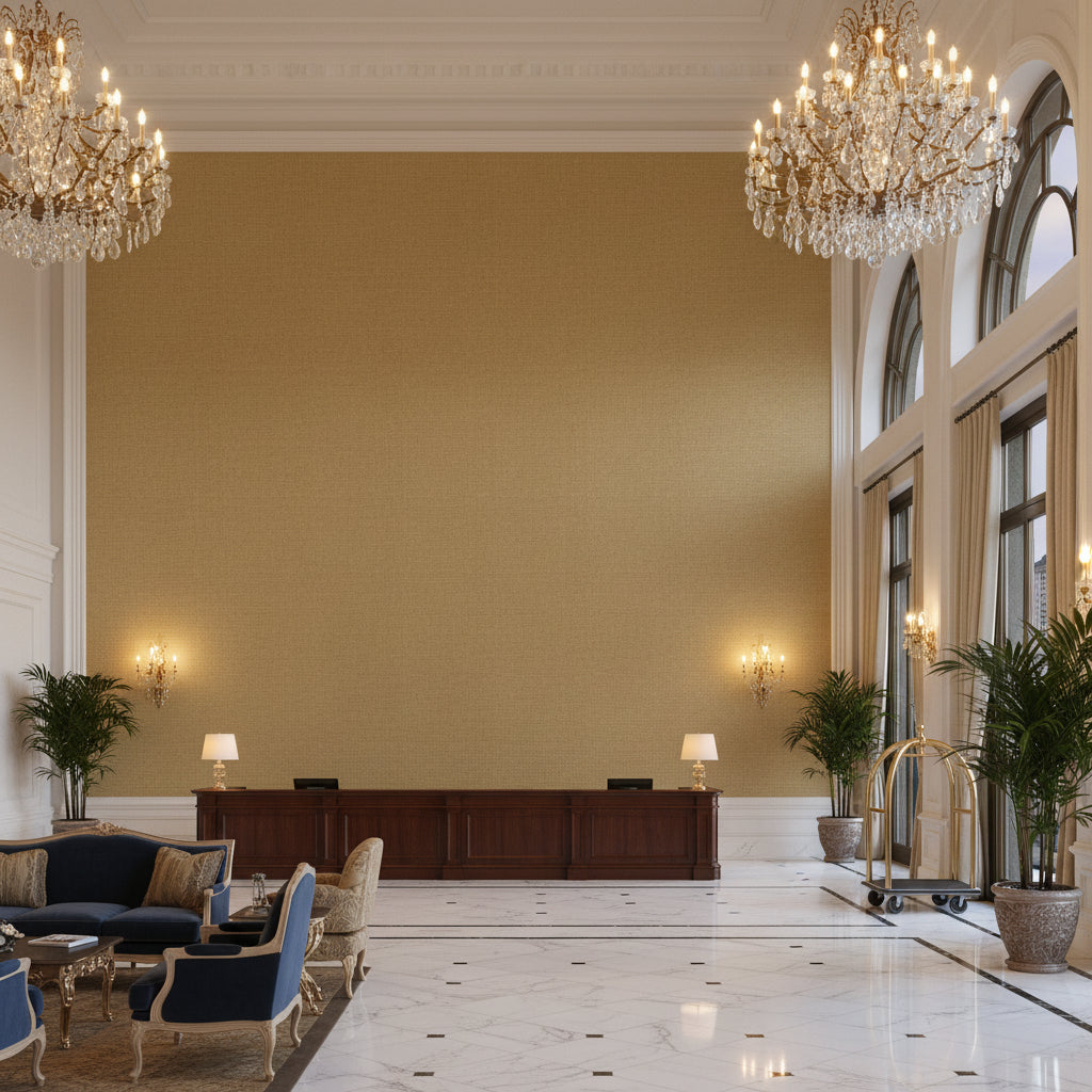 8012140.4.0 | Kravet - Hotel Lobby Visualization (AI-generated, may not be to scale. Verify pattern scale with product specifications.)