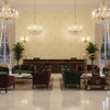 8013149.1.0 | Kravet - Hotel Lobby Visualization (AI-generated, may not be to scale. Verify pattern scale with product specifications.)