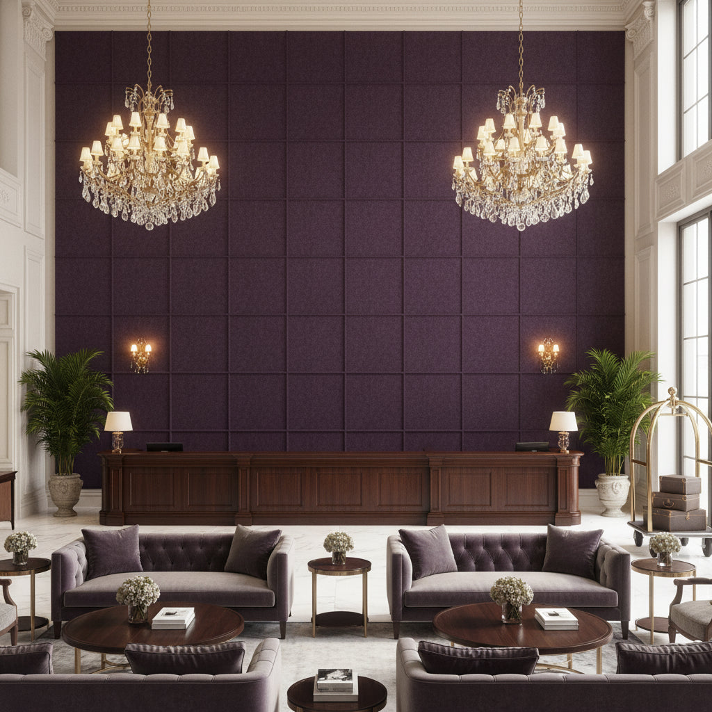 8013149.1011.0 | Kravet - Hotel Lobby Visualization (AI-generated, may not be to scale. Verify pattern scale with product specifications.)