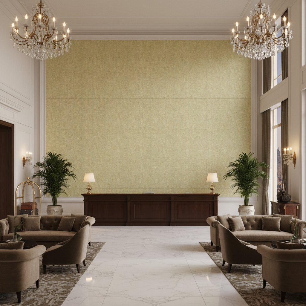 8013149.123.0 | Kravet - Hotel Lobby Visualization (AI-generated, may not be to scale. Verify pattern scale with product specifications.)