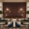 8013149.1610.0 | Kravet - Hotel Lobby Visualization (AI-generated, may not be to scale. Verify pattern scale with product specifications.)