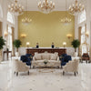 8013149.23.0 | Kravet - Hotel Lobby Visualization (AI-generated, may not be to scale. Verify pattern scale with product specifications.)