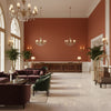 8013149.24.0 | Kravet - Hotel Lobby Visualization (AI-generated, may not be to scale. Verify pattern scale with product specifications.)