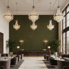 8013149.3030.0 | Kravet - Hotel Lobby Visualization (AI-generated, may not be to scale. Verify pattern scale with product specifications.)
