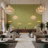 8013149.323.0 | Kravet - Hotel Lobby Visualization (AI-generated, may not be to scale. Verify pattern scale with product specifications.)