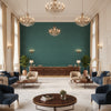 8013149.35.0 | Kravet - Hotel Lobby Visualization (AI-generated, may not be to scale. Verify pattern scale with product specifications.)