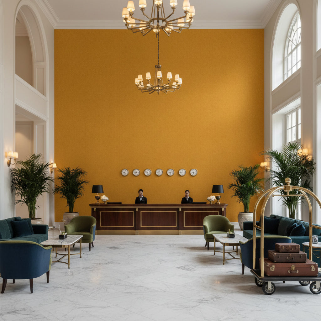 8013149.40.0 | Kravet - Hotel Lobby Visualization (AI-generated, may not be to scale. Verify pattern scale with product specifications.)