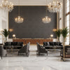 8013149.5521.0 | Kravet - Hotel Lobby Visualization (AI-generated, may not be to scale. Verify pattern scale with product specifications.)