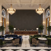 8013149.821.0 | Kravet - Hotel Lobby Visualization (AI-generated, may not be to scale. Verify pattern scale with product specifications.)