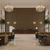 8013149.866.0 | Kravet - Hotel Lobby Visualization (AI-generated, may not be to scale. Verify pattern scale with product specifications.)