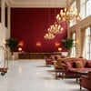 8013188.10.0 | Kravet - Hotel Lobby Visualization (AI-generated, may not be to scale. Verify pattern scale with product specifications.)