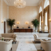 8013188.1116.0 | Kravet - Hotel Lobby Visualization (AI-generated, may not be to scale. Verify pattern scale with product specifications.)