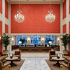 8013188.119.0 | Kravet - Hotel Lobby Visualization (AI-generated, may not be to scale. Verify pattern scale with product specifications.)