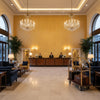 8013188.164.0 | Kravet - Hotel Lobby Visualization (AI-generated, may not be to scale. Verify pattern scale with product specifications.)