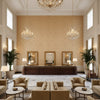 8013188.68.0 | Kravet - Hotel Lobby Visualization (AI-generated, may not be to scale. Verify pattern scale with product specifications.)