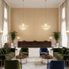 8014101.1.0 | Kravet - Hotel Lobby Visualization (AI-generated, may not be to scale. Verify pattern scale with product specifications.)