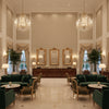 8014101.11.0 | Kravet - Hotel Lobby Visualization (AI-generated, may not be to scale. Verify pattern scale with product specifications.)