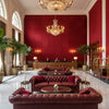 8014101.19.0 | Kravet - Hotel Lobby Visualization (AI-generated, may not be to scale. Verify pattern scale with product specifications.)