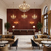 8014101.22.0 | Kravet - Hotel Lobby Visualization (AI-generated, may not be to scale. Verify pattern scale with product specifications.)