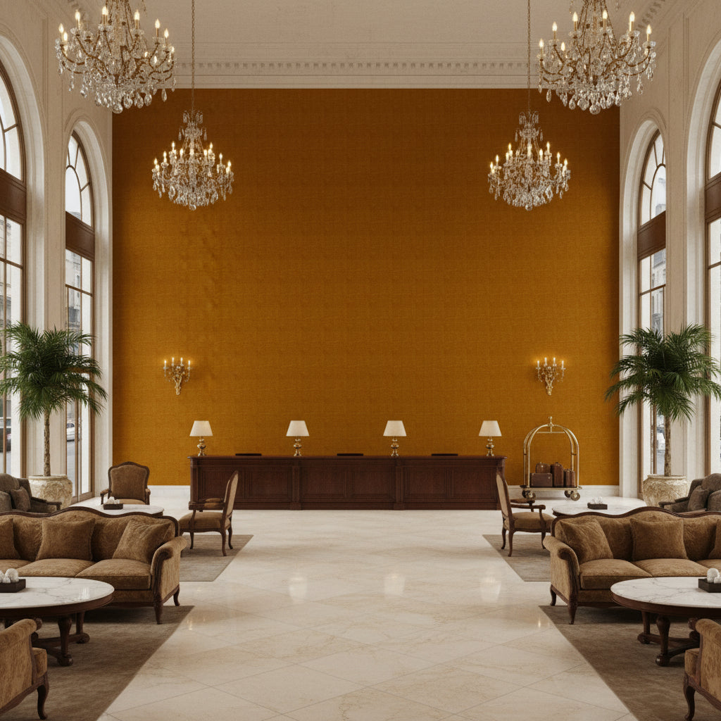 8014101.4.0 | Kravet - Hotel Lobby Visualization (AI-generated, may not be to scale. Verify pattern scale with product specifications.)