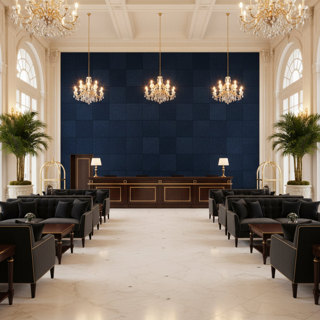8014101.50.0 | Kravet - Hotel Lobby Visualization (AI-generated, may not be to scale. Verify pattern scale with product specifications.)