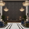 8016103.1011.0 | Kravet - Hotel Lobby Visualization (AI-generated, may not be to scale. Verify pattern scale with product specifications.)