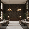 8016103.611.0 | Kravet - Hotel Lobby Visualization (AI-generated, may not be to scale. Verify pattern scale with product specifications.)