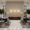 8017103.11.0 | Kravet - Hotel Lobby Visualization (AI-generated, may not be to scale. Verify pattern scale with product specifications.)
