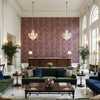 8017130.909.0 | Kravet - Hotel Lobby Visualization (AI-generated, may not be to scale. Verify pattern scale with product specifications.)
