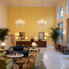 8017140.40.0 | Kravet - Hotel Lobby Visualization (AI-generated, may not be to scale. Verify pattern scale with product specifications.)