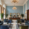 8017140.5.0 | Kravet - Hotel Lobby Visualization (AI-generated, may not be to scale. Verify pattern scale with product specifications.)