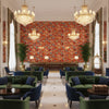 8019140.195.0 | Kravet - Hotel Lobby Visualization (AI-generated, may not be to scale. Verify pattern scale with product specifications.)