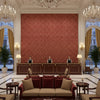 8019147.9.0 | Kravet - Hotel Lobby Visualization (AI-generated, may not be to scale. Verify pattern scale with product specifications.)